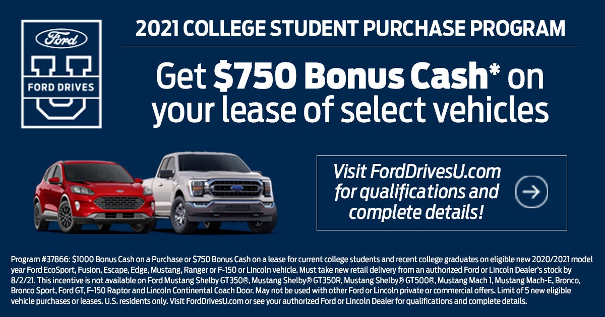 College Student Purchase Program Kisselback Ford In Saint Cloud Fl